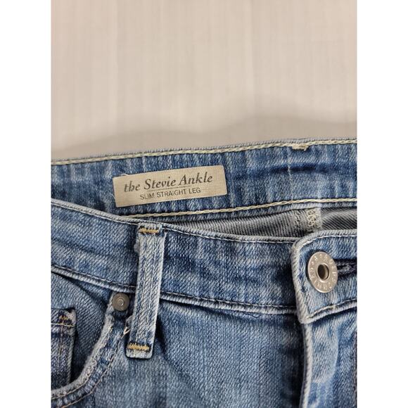Adriano Goldschmid Jeans Womens Sz 29 The Stevie Ankle Slim Straight Stretch AG - Picture 5 of 10